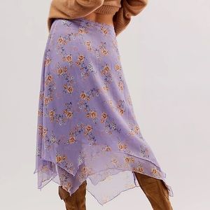 Free People NWOT Lavender Garden Party Skirt (S)